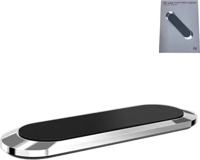 Image de INF Support Téléphone Voiture Magnétique Argent