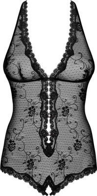 Productafbeelding van Obsessive Fiorenta S/M, body, zwart, polyamide, maat S/M, effen kleur