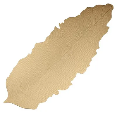 Produktbild von Tischläufer mit Blattgold, 90 x 34 cm