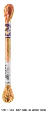 Immagine prodotto di Filato DMC Stickgarn Mouline Variations, colori 417F - 4126, 6 fili, 8 metri