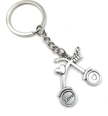 Obrázek produktu pro Onwomania přívěsek na klíče s kovovým talismanem v hliníkové dárkové krabičce, ideální jako dárek