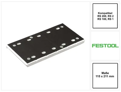 Produktbild von Festool SSH-STF-115x225/10-KS Schleifschuh ( 485648 ) 115 x 221 mm für RS 200, RS 2, RS 100, RS 1
