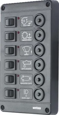 Zdjęcie produktu dla Szafka sterownicza VETUS P6CB12 12 V