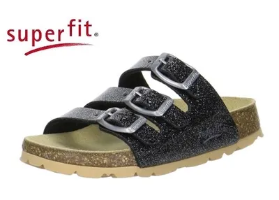 Obrázok produktu pre Domáce topánky Superfit 1-00113-01 Fussbettpantoff SCHWARZ KOMBI - 30