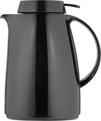 Produktbild von Helios Isolierkanne Servitherm 1,0 l schwarz mit Drucktaste