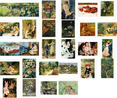 Produktbild von Kunstkarten-Komplett-Set Pierre Auguste Renoir