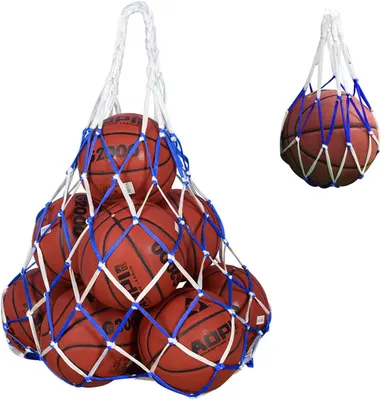 Imagen del producto de Conjunto de redes para pelotas, 2 unidades, de nylon, 115 cm, para 10-15 pelotas, apto para deportes y actividades recreativas