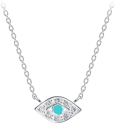 Produktbild von Kette Evil Eye: 925 Silber Halskette Auge