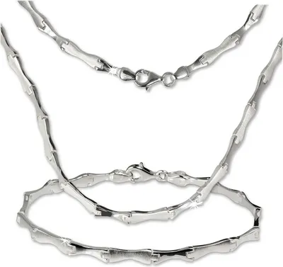 Produktbild von SilberDream Collier Armband Schmuck-Set für Damen Style Silber matt SDS405
