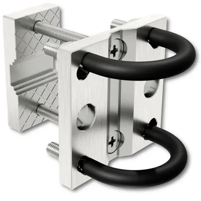 Immagine prodotto di Supporto per ombrellone in acciaio inox per ringhiere di balconi rotonde e angolari Supporto per ombrelloni fino a 350 cm Supporto per ombrelloni da balcone Supporto stabile