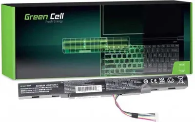 Image de Green Cell - Batterie d'ordinateur portable (équivalent à : Acer AS16A5K) - Lithium Ion - 4 cellules - 2200 mAh - noir - pour Acer Aspire E 15 (AC51)