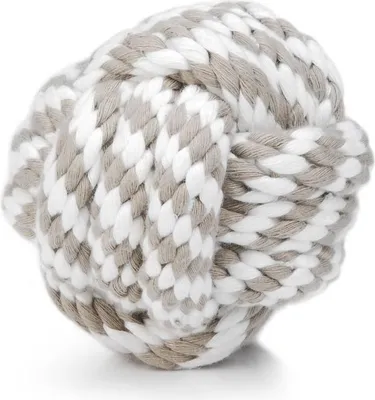 Produktbild von Beeztees Tauball - Hundespielzeug - beige/weiss - 10 cm
