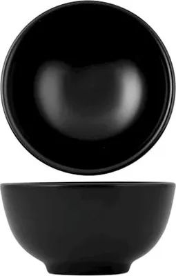 Produktbild von H&H 6er-Set schwarze Tassen, Porzellan, 11,5xh5,6cm