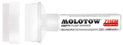 Produktbild von Molotow EMPTY Pump Marker 711EM Masterpiece Leermarker, 60mm