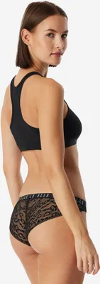 Produktbild von ELLE Damen Brasilslip 6-Pack ELLE LACE - Black, beige, beige - Größe XL
