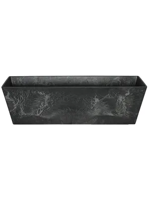 Produktbild von Artstone Kunstmarmor Blumenkasten Ella schwarz