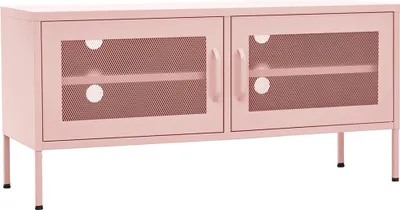 Produktbild von vidaXL TV-Schrank Rosa 105x35x50 cm Stahl