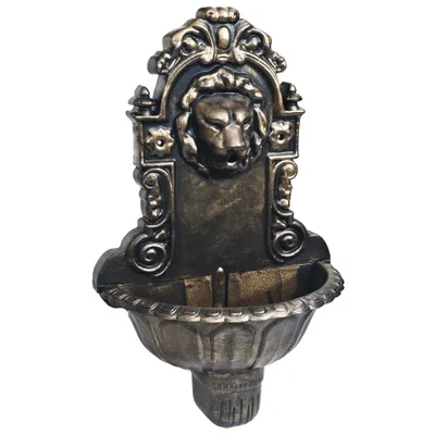 Produktbild von vidaXL Wandbrunnen Löwenkopf Design Bronze