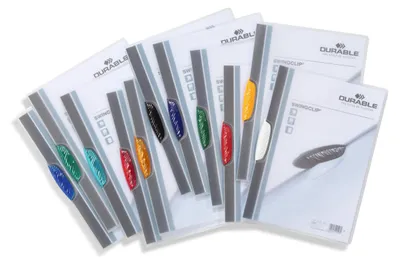 Produktbild von DURABLE Klemmmappe SWINGCLIP® 30 A4 transparent, 226000 farbig