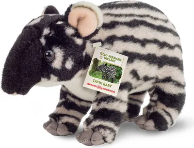 Produktbild von Teddy Hermann 92332 Tapir Baby 24 cm, Kuscheltier, Plüschtier, Sonderedition Teddy Hermann erklärt