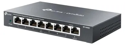 Imagen del producto de TP-Link RP108GE Switch 7xGb PoE In 1xGb PoE Out