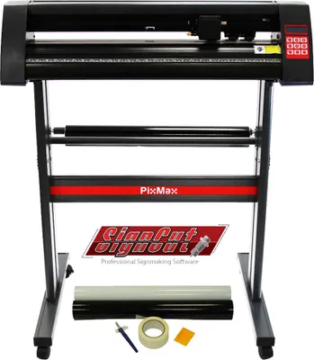 Immagine prodotto di PixMax 720 mm: plotter da taglio per vinile, kit di avvio e kit di preparazione, rotoli di vinile e lama da taglio Roland in omaggio