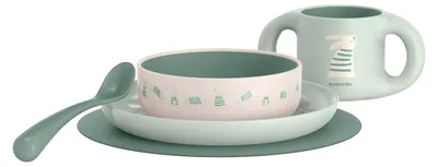 Image de Suavinex, set d'alimentation pour garçons à partir de 6 mois