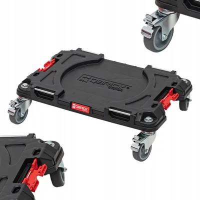 Produktbild von Transportplattform Trolley System Qbrick Pro Lenkrollen Max 100 Kg