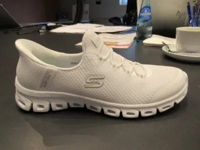 Image de Skechers Sneaker en blanc/blanc combiné, taille 41