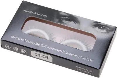 Professionelles 3D Wimpernverlängerungsset mit wiederverwendbaren Kunstwimpern und Kleber, keine Reizung für einen perfekten