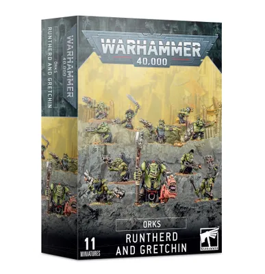 Produktbild von Warhammer 40.000 Orks Runtherd and Gretchin