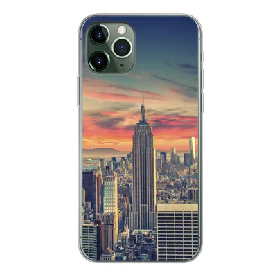 Produktbild von MuchoWow® Handyhülle Schutzhülle Hülle für iPhone 11 Pro New York - Manhattan - Empire State Building Silikon Softcase Handy Hülle - Handy