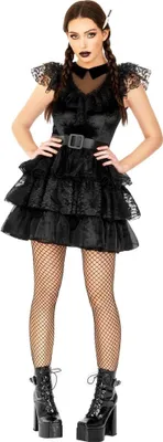 Produktbild von Rebel Gothic Girl Kostüm Größe: XL-XXL