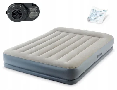 Produktbild von Intex 64118 Luftbett mit Pumpe 203x152x30 cm