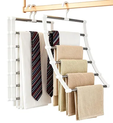 Productafbeelding van Omgoods - Ruimtebesparende Broekhangers Set van 3