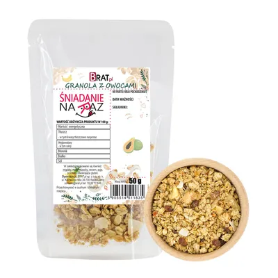 Obrázok produktu pre Granola s ovocím 50g