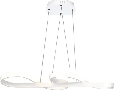 Produktbild von ZMH LED Pendelleuchte Esstisch Hängelampe Dimmbar,  Hängeleuchte Weiß 47W Wohnzimmerlampe mit Fernbedienung Modern Lampe für Esszimmer Küche Büro