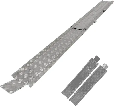 Produktbild von TRUTZHOLM Alu Auffahrschiene zusammensteckbar 150 - 270cm verstellbar 50kg Treppenrampe E-Bike Moped