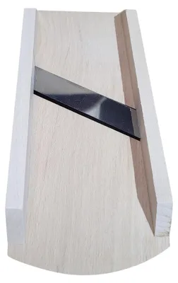 Hackmesser für Gemüse und Obst, 23 cm, Buchenholz/Edelstahl