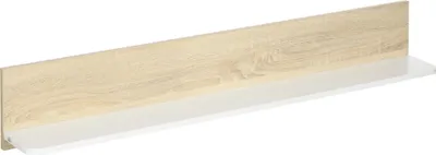 Image de Etagère murale - Etagère flottante - Bois - Fixation murale - 120×15×20 cm - Style moderne - Marron