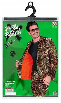 Imagen del producto de Traje para hombre Widmann, estampado de leopardo, talla S
