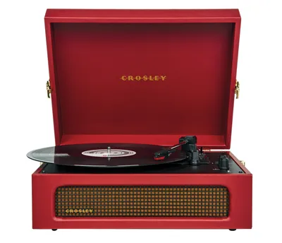 Produktbild von Crosley Voyager Bluetooth Plattenspieler Burgunderrot