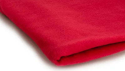 Produktbild von Polar Fleece Stoffe 200 g/m2 Rot 50 x 155 cm