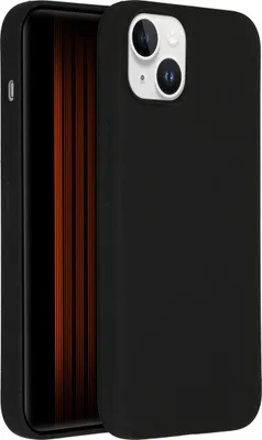 Image de Accezz Liquid Silicone Backcover avec MagSafe pour l'Apple iPhone 15 Plus - Noir