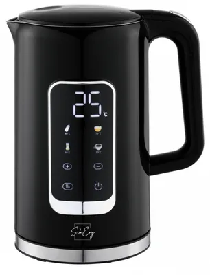 Wasserkocher 1,7 l, Edelstahl, digitales Touch-Display, 13 Stufen