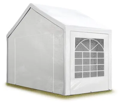 Produktbild von TOOLPORT Partyzelt Pavillon 3x2 m in weiß PE Plane 350 N Wasserdicht UV Schutz Festzelt Gartenzelt