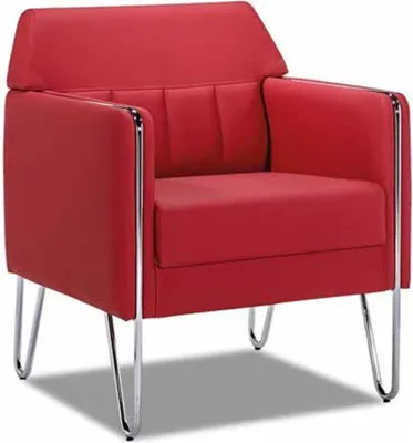 Produktbild von Luxus Leder Polster 1-Sitzer Sessel Design Wohnzimmer Moderne Möbel