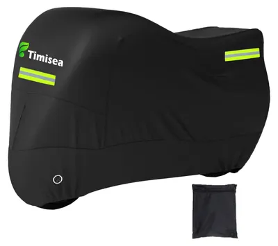 Zdjęcie produktu dla Pokrowiec na motocykl - Wodoodporny - Czarny - 245 x 105 x 125 cm - Na zewnątrz i zimę