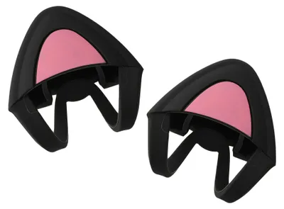 Zdjęcie produktu dla kwmobile KWM000017SD002C, Headphone attachment, Silikon, 30 g, Czarny, Różowy