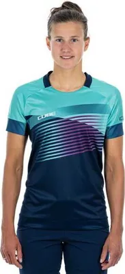 Produktbild von Cube Teamline Kurzarm Enduro Trikot Blau 3XL Frau Blau 3XL